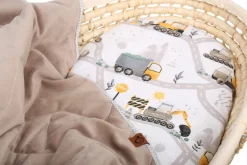 Prześcieradło do gondoli wózka kołyski bawełna Babymam