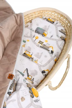 Prześcieradło do gondoli wózka kołyski bawełna Babymam