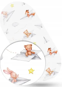 Prześcieradło do gondoli wózka kołyski bawełna Babymam
