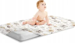 Prześcieradło materiałowe do kołyski 90x40 cm z gumką Babymam