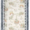 Prześcieradło materiałowe do kołyski 90x40 cm z gumką Babymam