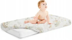 Prześcieradło materiałowe do kołyski 90x40 cm z gumką Babymam