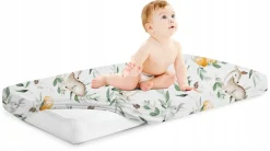 Prześcieradło materiałowe do kołyski 90x40 cm z gumką Babymam