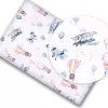 Prześcieradło materiałowe do kołyski 90x40 cm z gumką Babymam