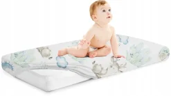 Prześcieradło materiałowe do kołyski 90x40 cm z gumką Babymam