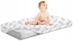 Prześcieradło materiałowe do kołyski 90x40 cm z gumką Babymam