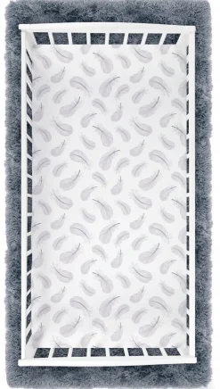 Prześcieradło materiałowe do kołyski 90x40 cm z gumką Babymam