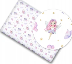 Prześcieradło materiałowe do kołyski 90x40 cm z gumką Babymam