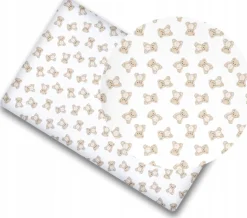 Prześcieradło materiałowe do kołyski 90x40 cm z gumką Babymam