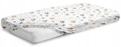 Prześcieradło materiałowe do kołyski 90x40 cm z gumką Babymam