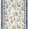 Prześcieradło materiałowe do kołyski 90x40 cm z gumką Babymam