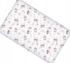 Prześcieradło materiałowe do kołyski 90x40 cm z gumką Babymam