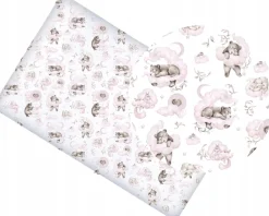 Prześcieradło materiałowe do kołyski 90x40 cm z gumką Babymam