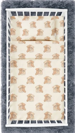 Prześcieradło 120x60 do łóżeczka bawełna materiałowe Babymam