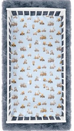 Prześcieradło 120x60 do łóżeczka bawełna materiałowe Babymam