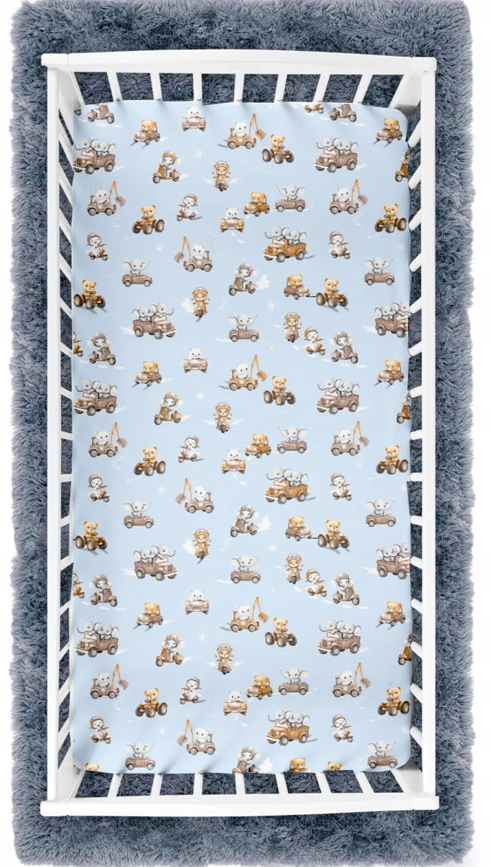 Prześcieradło 120x60 do łóżeczka bawełna materiałowe Babymam