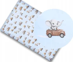 Prześcieradło 120x60 do łóżeczka bawełna materiałowe Babymam