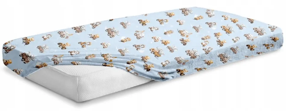 Prześcieradło 120x60 do łóżeczka bawełna materiałowe Babymam