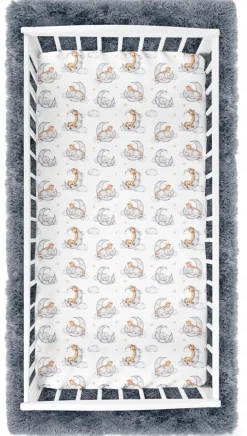Prześcieradło 120x60 do łóżeczka bawełna materiałowe Babymam