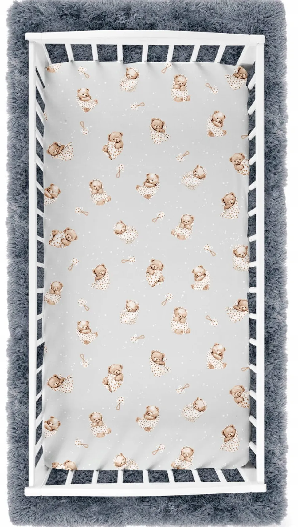 Prześcieradło 120x60 do łóżeczka bawełna materiałowe Babymam