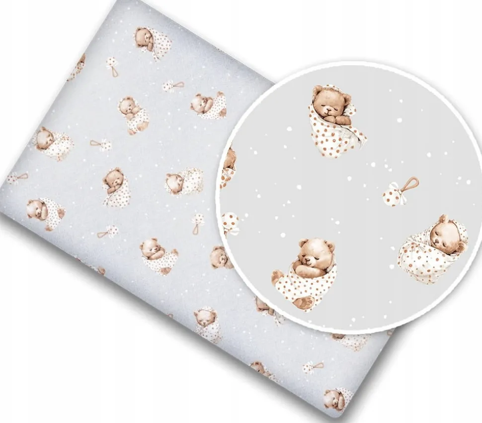 Prześcieradło 120x60 do łóżeczka bawełna materiałowe Babymam