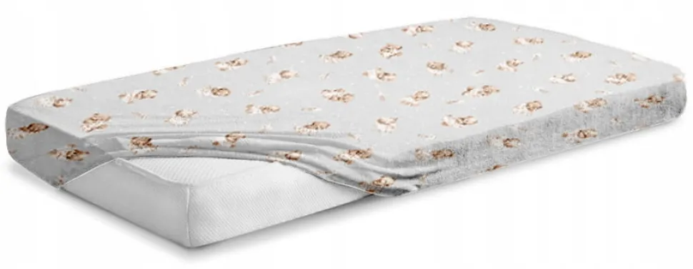 Prześcieradło 120x60 do łóżeczka bawełna materiałowe Babymam
