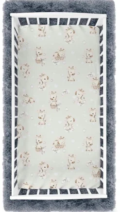 Prześcieradło 120x60 do łóżeczka bawełna materiałowe Babymam