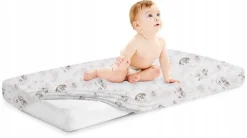 Prześcieradło 120x60 do łóżeczka bawełna materiałowe Babymam