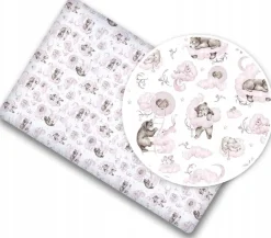 Prześcieradło 120x60 do łóżeczka bawełna materiałowe Babymam