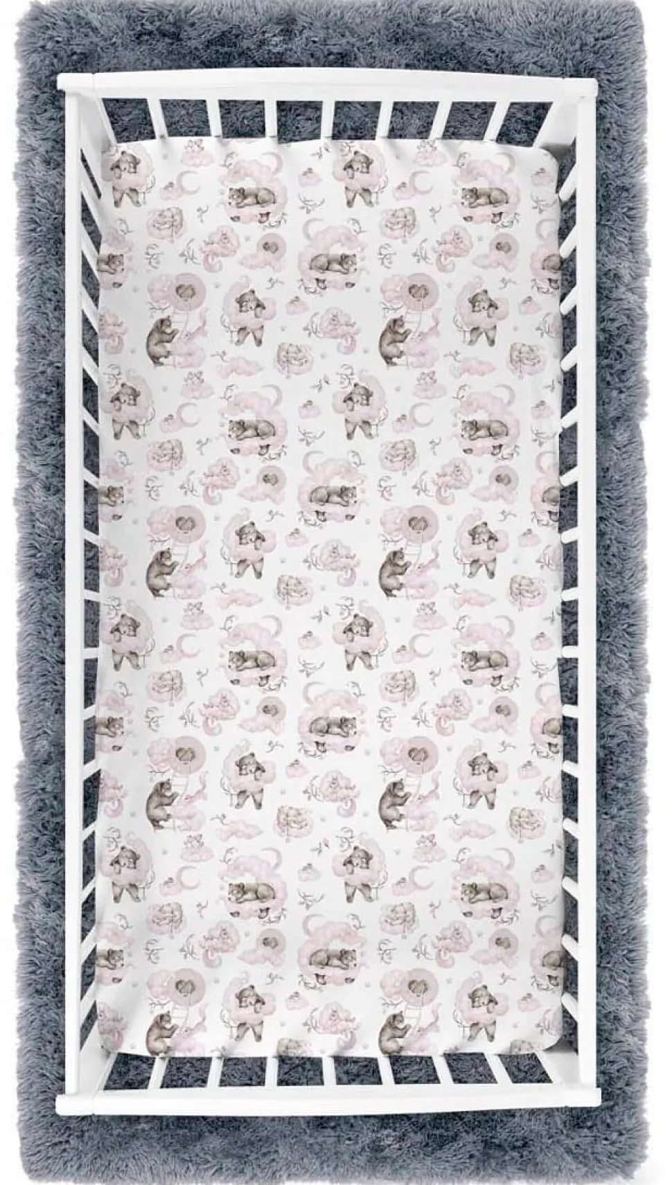 Prześcieradło 120x60 do łóżeczka bawełna materiałowe Babymam
