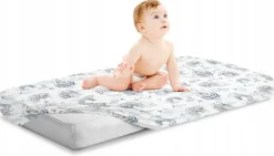 Prześcieradło 120x60 do łóżeczka bawełna materiałowe Babymam