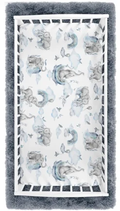 Prześcieradło 120x60 do łóżeczka bawełna materiałowe Babymam