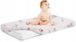 Prześcieradło 120x60 do łóżeczka bawełna materiałowe Babymam
