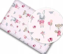 Prześcieradło 120x60 do łóżeczka bawełna materiałowe Babymam