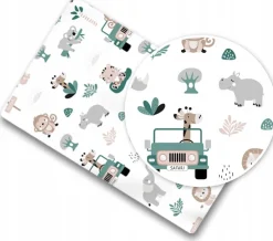 Prześcieradło 120x60 do łóżeczka bawełna materiałowe Babymam
