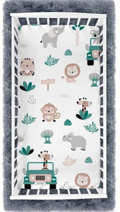 Prześcieradło 120x60 do łóżeczka bawełna materiałowe Babymam