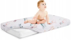 Prześcieradło 120x60 do łóżeczka bawełna materiałowe Babymam