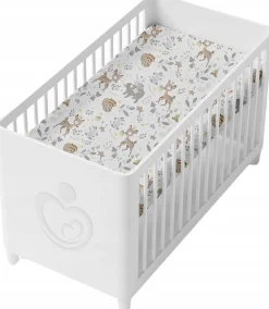 Prześcieradło 120x60 do łóżeczka bawełna materiałowe Babymam