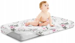 Prześcieradło 120x60 do łóżeczka bawełna materiałowe Babymam