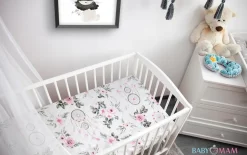 Prześcieradło 120x60 do łóżeczka bawełna materiałowe Babymam