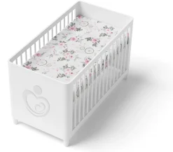 Prześcieradło 120x60 do łóżeczka bawełna materiałowe Babymam