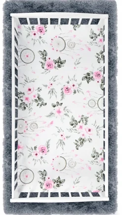 Prześcieradło 120x60 do łóżeczka bawełna materiałowe Babymam