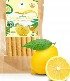 Przekąska cytrynowe rollsy 50g Naturalnie Zdrowi trening żucia