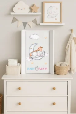 Przewijak usztywniony na łóżeczko komodę 70x50 cm Babymam