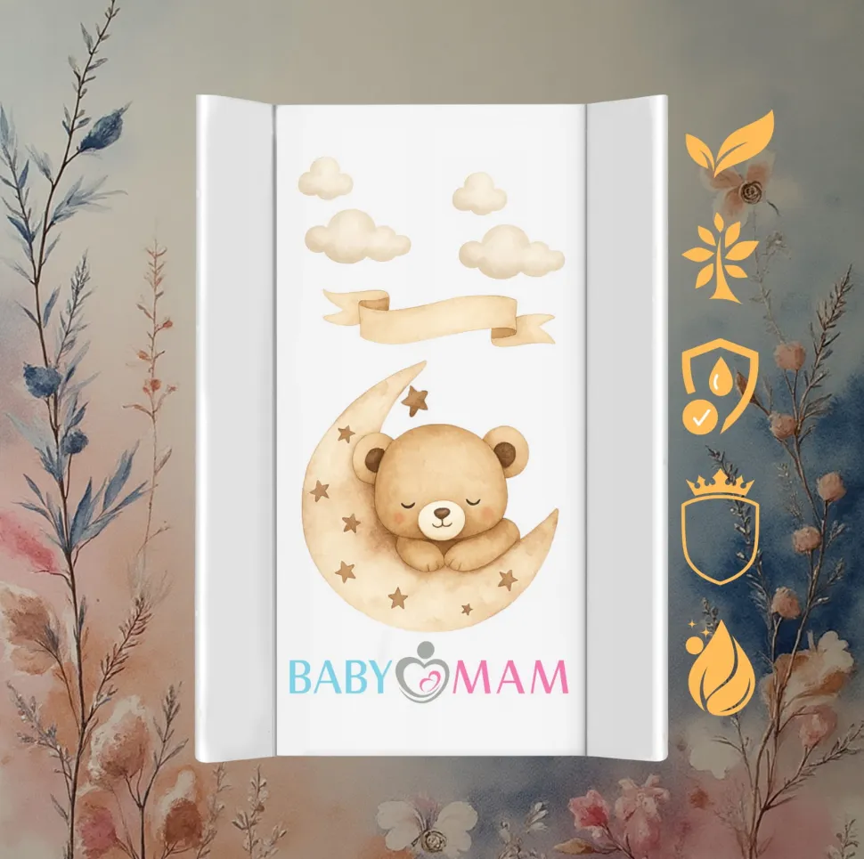 Przewijak usztywniony na łóżeczko komodę 70x50 cm Babymam