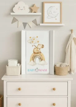 Przewijak usztywniony na łóżeczko komodę 70x50 cm Babymam