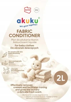 Płyn do płukania odzieży dziecięcej 2l Akuku