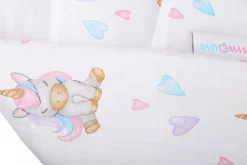 Rożek becik usztywniany kokosem bawełna Babymam