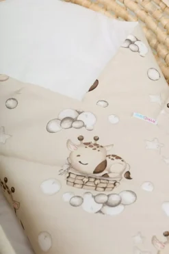 Rożek becik usztywniany kokosem bawełna Babymam