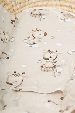 Rożek becik usztywniany kokosem bawełna Babymam